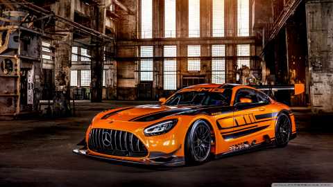 نارنجی مرسدس AMG GT3 مسابقه ... 1