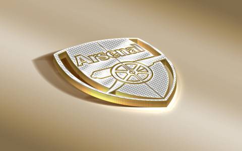 Football logo Logo Emblem Arsenal FC پس زمینه رنگی عکس عکس 3D گرافیک ورزشی ، بارگیری تصویر زمینه ورزشی در رایانه رومیزی ، تبلت 1