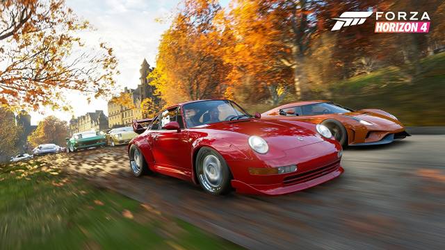 عکس پورشه Forza Horizon 4 Regera E3 2018 Motion Red Games Cars 3D Graphics  اتومبیل ، خودکار ، بازی vdeo ، حرکت ، سوار شدن ، با سرعت ، رانندگی بارگیری تصویر تصویر بر روی رایانه رومیزی ، قرص 1