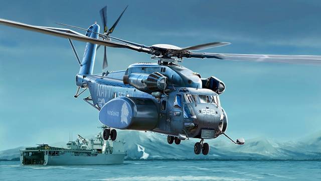 Helicopters Painting Art نیروی دریایی ایالات متحده MH-53E Sea Dragon عکس هواپیمایی آمریکایی  هلیکوپتر ، بارگیری تصویر زمینه ایالات متحده در رایانه رومیزی ، قرص 1