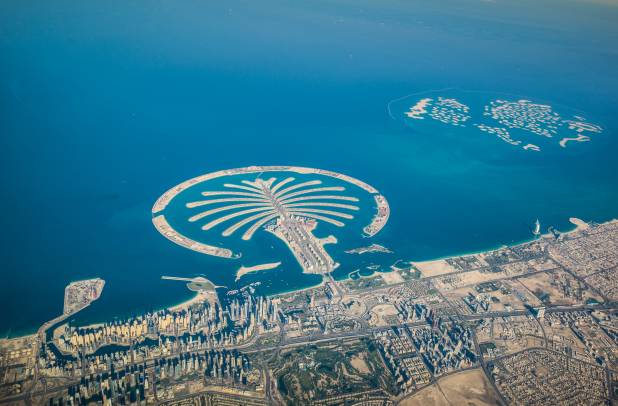 جزیره دبی نخل جمیرا از بالا عکس شهرها بارگیری تصویر زمینه در رایانه رومیزی ، تبلت 1