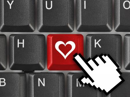 صفحه کلید عکسهای رایانه های قلب روز ولنتاین  بارگیری تصویر زمینه در رایانه رومیزی ، تبلت 1
