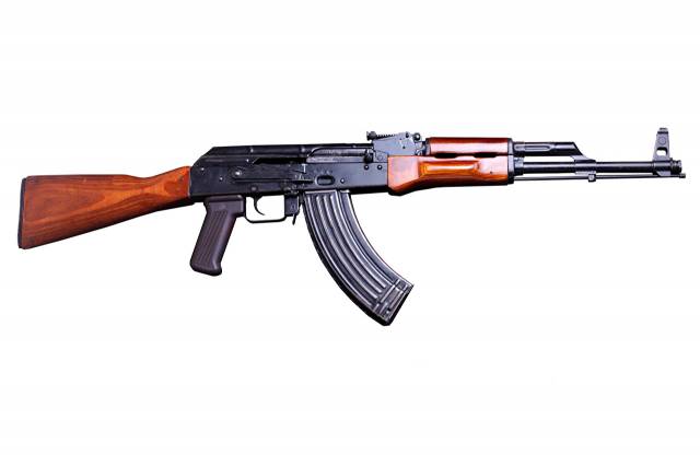 تفنگ حمله AK 47 عکس ارتش  بارگیری تصویر زمینه در رایانه رومیزی ، تبلت 1