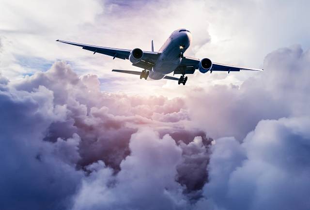 هواپیما مسافر هواپیما Sky Clouds عکس هواپیمایی  بارگیری تصویر زمینه در رایانه رومیزی ، تبلت 1