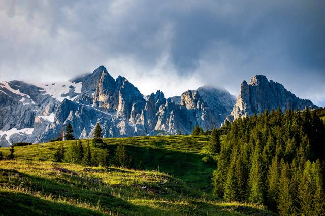 اتریش کوههای آلپ عکس طبیعت  بارگیری تصویر زمینه کوهی روی رایانه رومیزی ، تبلت 1