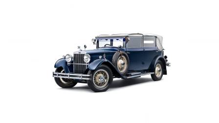 Skoda Retro 860 ، 1929-1933 Cabriolet پس زمینه سفید عکس ماشین  تصویر زمینه تصویر زمینه اتومبیل ، خودرو ، پرنعمت ، عتیقه ، 1