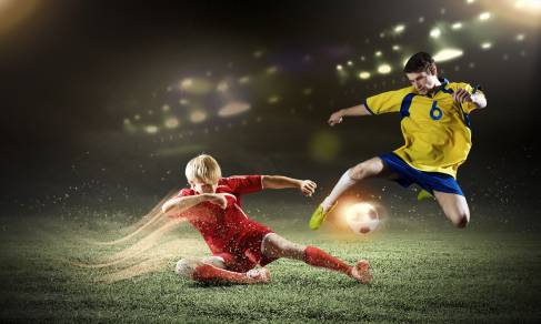 فوتبال فوتبالی یکنواخت توپ فوتبال مردان ورزشی ، ورزشی ، تصویر زمینه مرد 1