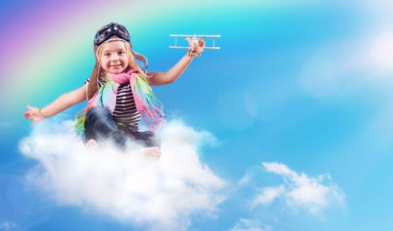 هواپیما دختران کوچک روسری ابرها لبخند عینک کلاه ایمنی عکس کودکان  کودک ، تصویر زمینه عینک 1
