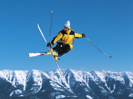 عکس ورزشی پرش با اسکی زمستانی  ورزشی ، تصویر زمینه تصویر 1