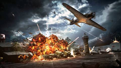 انفجارها هواپیما پرل هاربر 7 دسامبر 1941 Flight Army Aviation 3D Graphics عکس  تصویر زمینه نظامی 1