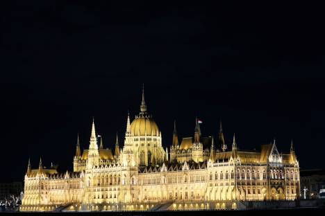 مجارستان بوداپست خانه های پارلمان مجارستان طراحی شب شهرها عکس  ساختمان ، تصویر زمینه شب هنگام 1