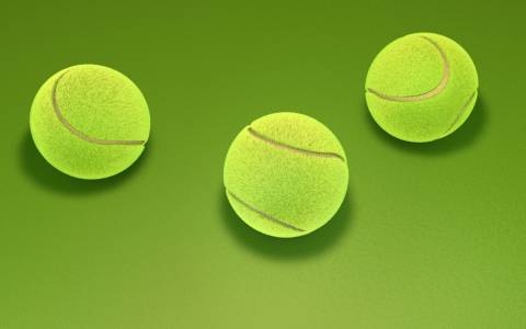 عکس تنیس توپ سه 3 ورزشی  ورزشی ، تصویر زمینه تصویر 1