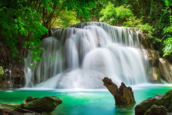 آبشارهای پارک های تایلند عکس طبیعت  تصویر زمینه پارک 1