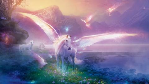 پگاسوس ، اسب ، تصویر زمینه جادویی 1