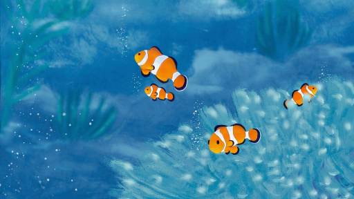 تصاویر زمینه دیجیتال Clownfish 1