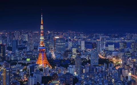 تصویر زمینه جهانی / برج توکیو 1