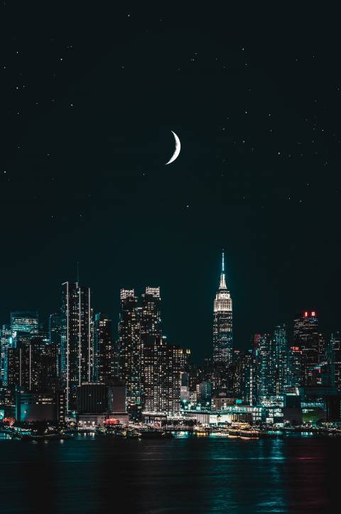 تصویر زمینه نیویورک در شب 4k 1
