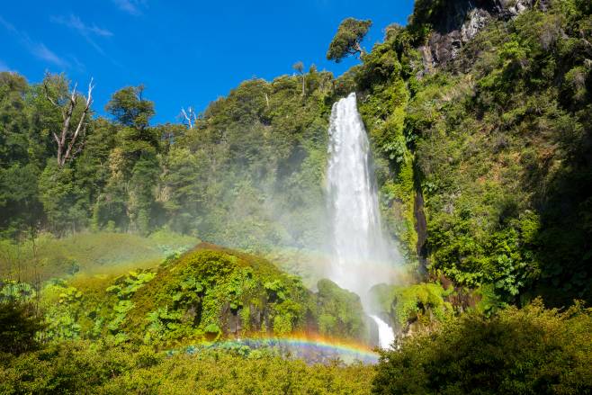 عکس رنگین کمان و آبشار 1