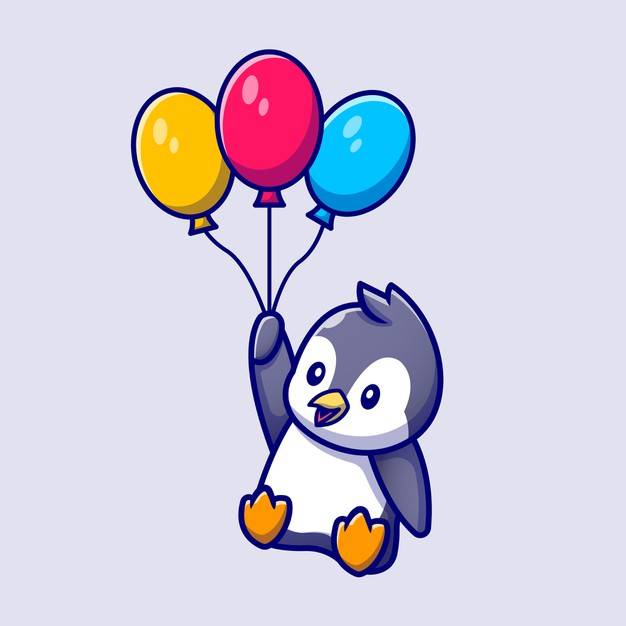 عکس کارتونی بچه پنگوئن 1