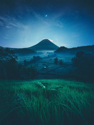 عکس کوه آتشفشان بالی اندونزی 1